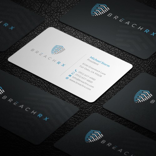 Professional B2B Card for Cyber Security Software Company Design by Galaxiya