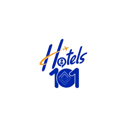 Create a logo for a podcast called - Hotels 101 - incorporate a hotel in the logo Design by i-ali