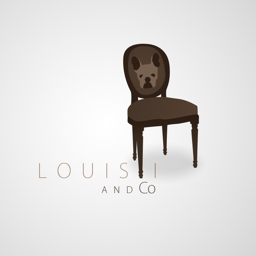 MODERN twist to LOUIS and a DOG... Design by seasto