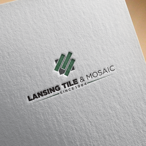 Lansing Tile & Mosaic Logo Update/Refresh for 40th Anniversary Year Design by A29™