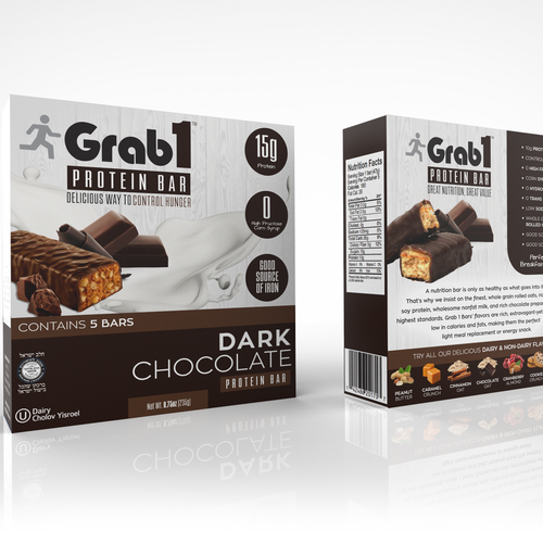 New box design fro Protein bars Design by Thebestbydesign