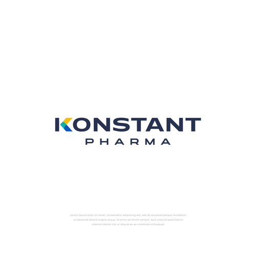 Konstant Pharma Logo Design by Lembayung Jingga™
