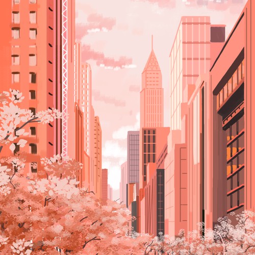 City Scape Pastel Design by Mark_94