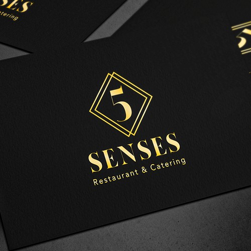 Restaurant logo to stimulate 5 senses Design by NADJIB GRAPHICS®