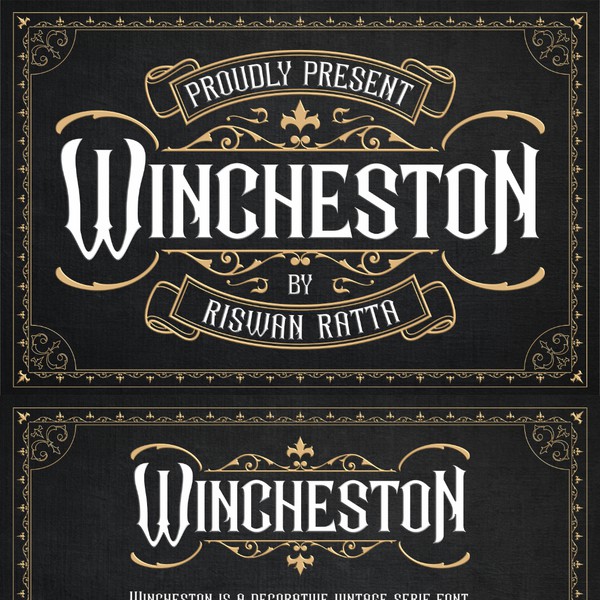 Wincheston | Vintage Luxury Display Font