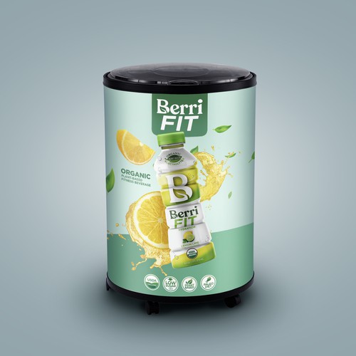 Branded Beverage Cooler Design by sougatacreative