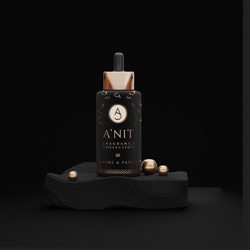 Need luxury labels designed for fragrance brand. Design by sallesya