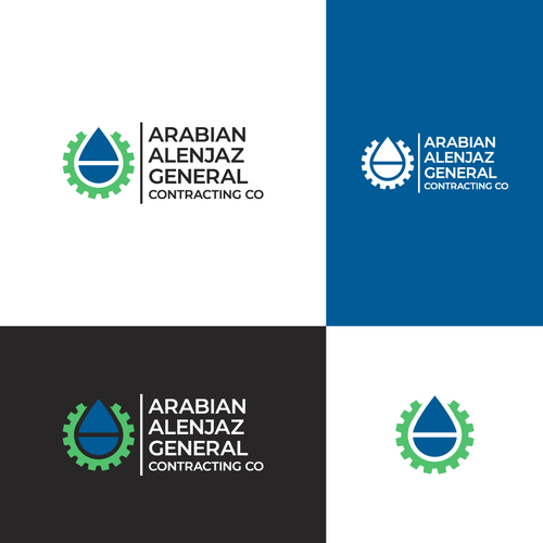 “Modern Industrial Logo for AAGC – Construction & Contracting Company” Design by CaptainZZ