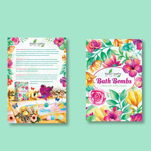 Design a Gift Package for Naturopathy Bath Bombs Ontwerp door Daria V.