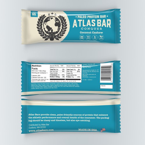 Protein Bar Needs Powerful New Packaging Design by dannymerrion