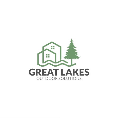 Design di design a modern yet unique logo that says construction from northeast ohio by the great lakes di Mujahid Razaq