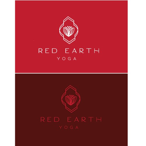 Designs Red Earth Yoga logo Logo & social media pack contest