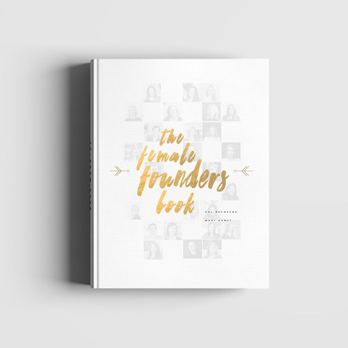 Minimal, beautiful & modern book cover design needed for the Female Founders Book デザイン by María Vargas