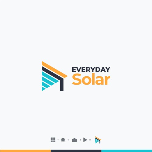 Everyday Solar Logo Design Design by Lucky Creative