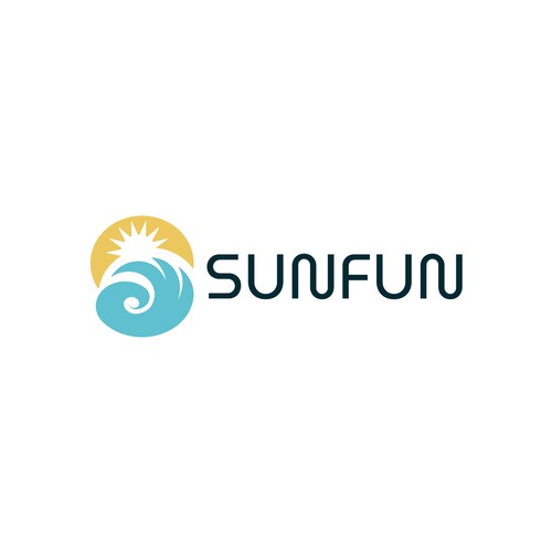 We need a Logo Design for Our Pool Float Company - SunFun Design by Ned™