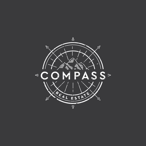 Compass Real Estate Vintage Hipster Logo Wettbewerb In Der Kategorie Logo 99designs