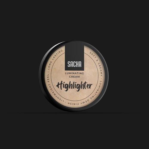 Sacha Luminating Cream Highlighter Design by Baba Gafarov