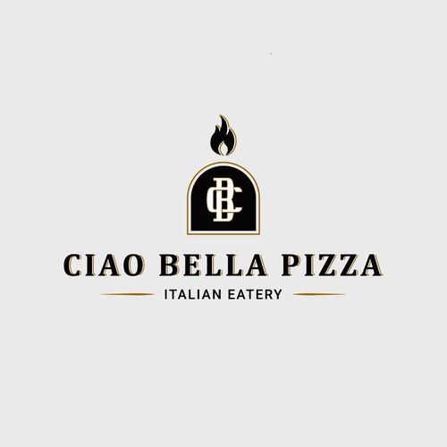 Ciao Bella Pizza Logo Design by Eugen Isaka