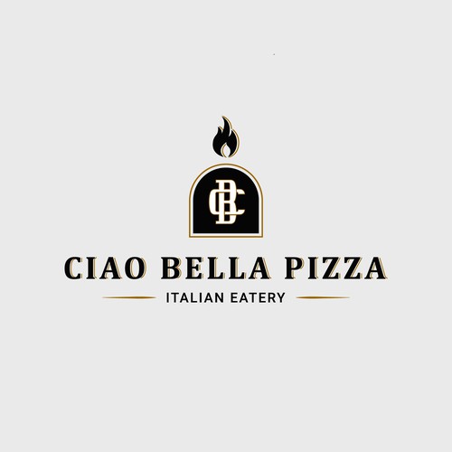 Ciao Bella Pizza Logo Design by Eugene Isaka