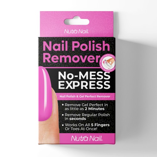 Nutra Nail Gel Remover Design by Seif.