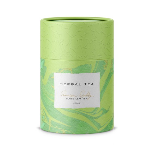 Bold/Hip and Modern Tea Branding Diseño de Leoxgfx