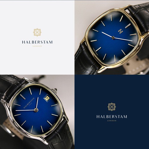 Create rounded 'H' logo for  Halberstam's watches Diseño de threatik®