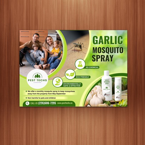 Eco friendly mosquito pest control Design by The 3colors