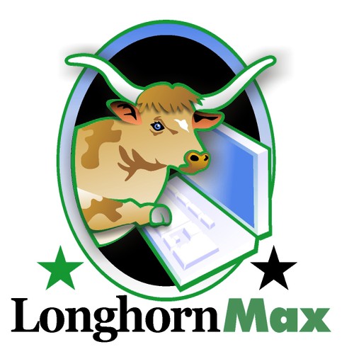 $300 Guaranteed Winner - $100 2nd prize - Logo needed of a long.horn Design by Graney Design