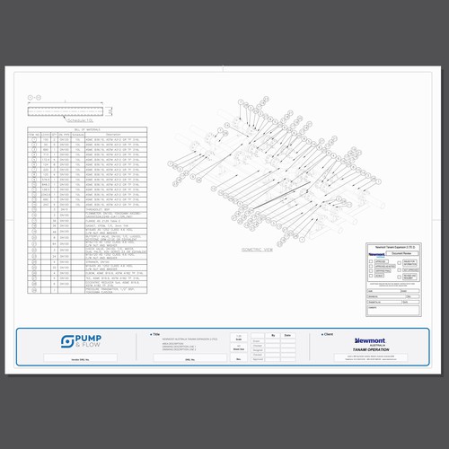 Title block for technical drawings Design by TheDreamCity