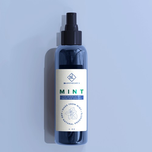 Pain Spray Label Design by IleanaP