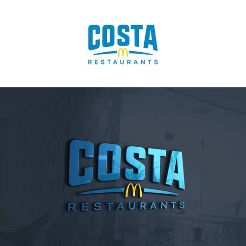 Logo for Costa Restaurants - McDonald's Design by rouf_art