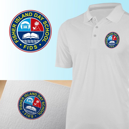 "Transform Fisher Island Day School from an Elementary School to a K-8 School" winning Logo design