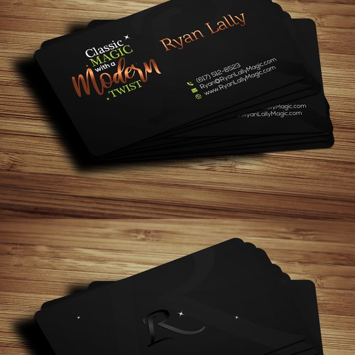 Design a magician's business card Design by (VEER)