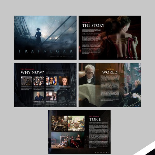 A professional pitch deck to help promote a new TV series (& potential follow-up project) Design by Krishna Arts