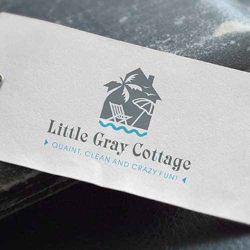 Create a logo for Little Gray Cottage, a beach vacation rental home. Design by Alex Romanov