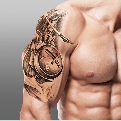 Spartan Tattoo Ontwerp door eselwe