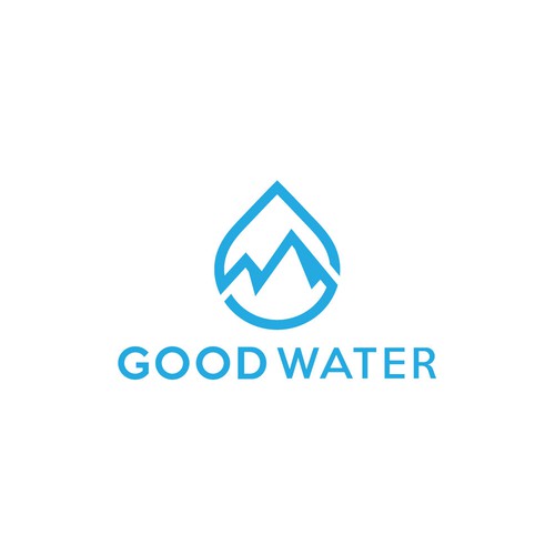 Design clean and minimal logo for drinking water and clean water storage service Design by ladvalalji