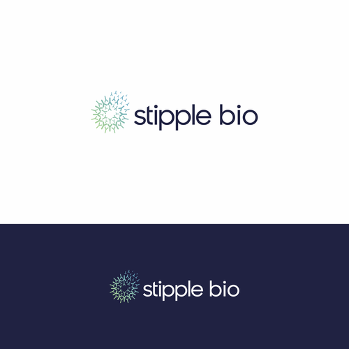 Design a logo for a biotech that uses "molecular stippling" to map out cancer's vulnerabilities Design by immortal™