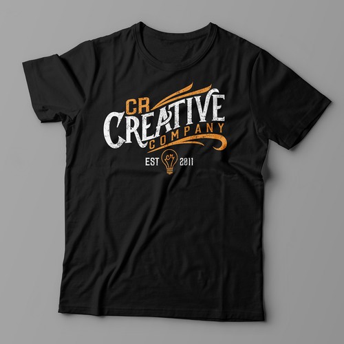 Create a Vintage T-Shirt Design for a Marketing Company Réalisé par artdian