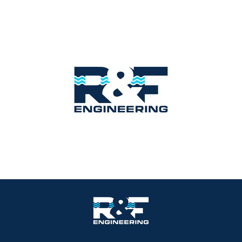 Business logo for flood control engineering firm Design by Rima Ayunda