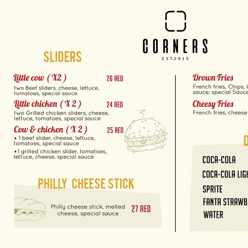 Design the Yellow bus Menu Design by Glitz Creation2020