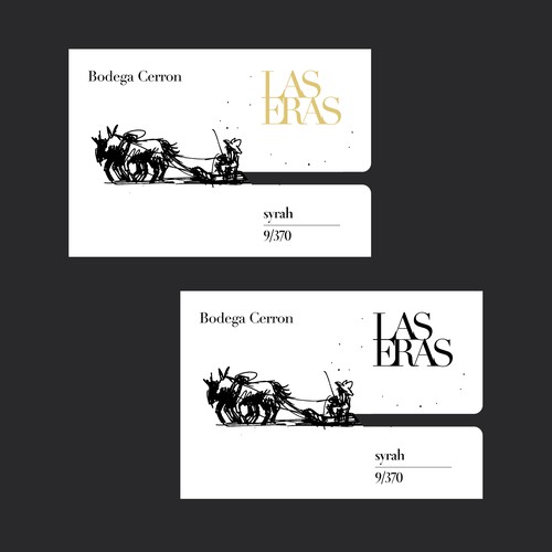 ORGANIC EXCLUSIVE WINE LABEL DESIGN - BODEGA CERRON Design by DesignLeb