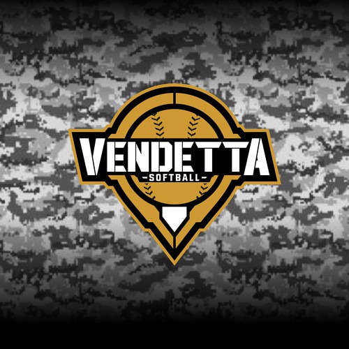 Vendetta Softball Design by indraDICLVX
