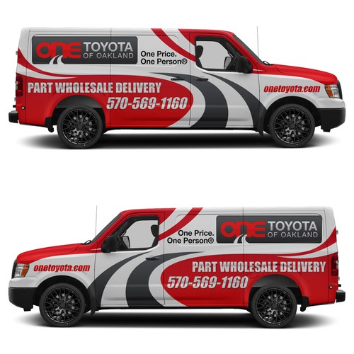 One Toyota Nissan Full wrap Design by aricaturrash