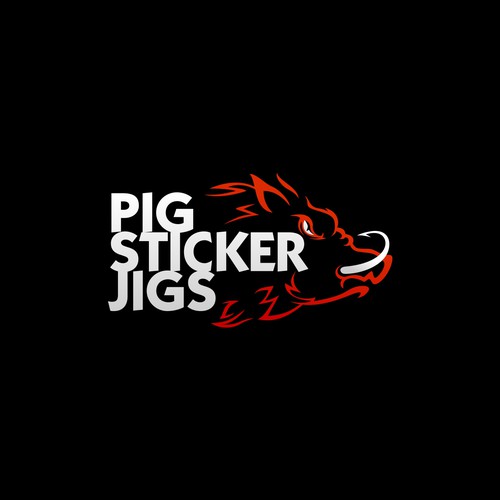 Pig Sticker Jigs/ Fishing Hooks for the Serious Angler. Design by brint'X