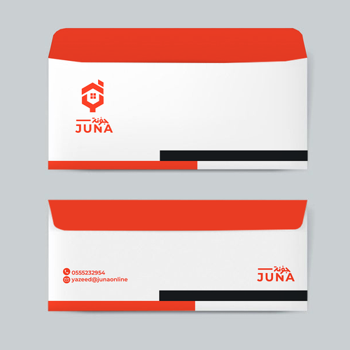 Papelería propuesta en el concurso por Moaz Tanvir