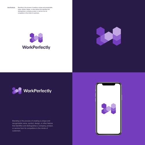 Logo for Enterprise Software WorkPerfectly Design by Snhkri™
