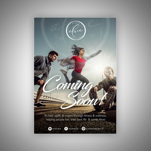 Poster Design for a buzz for Studio Alive!