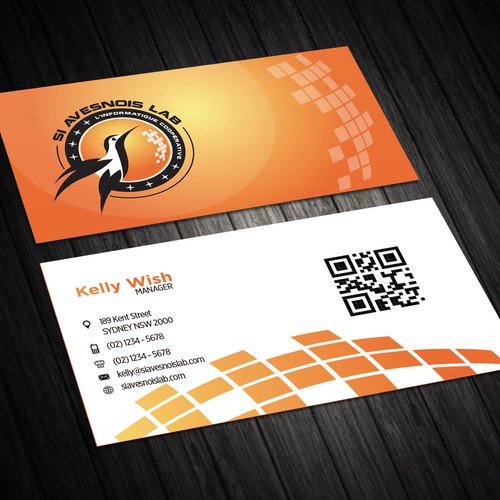 Business card contest entry by $@dewo