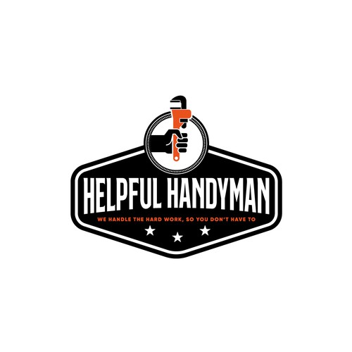 Handyman branding for new business in Iowa Design by Litoss